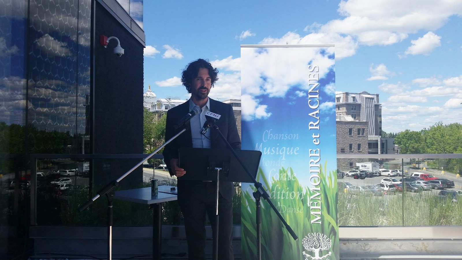 Le président Cédric Champagne