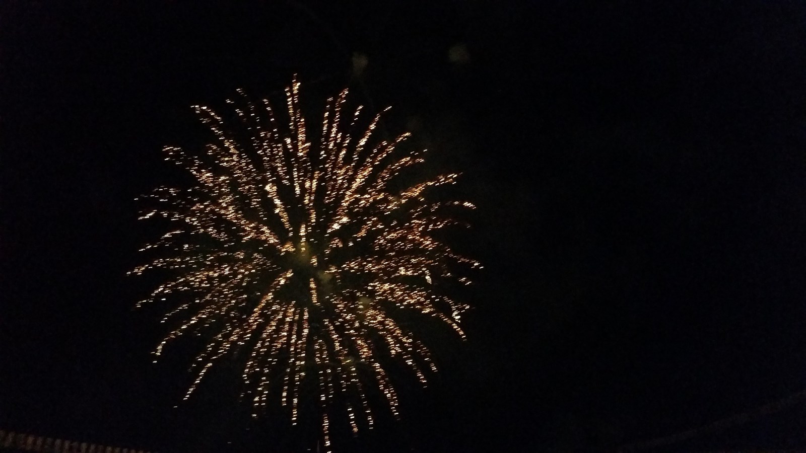 Le feu d'artifice