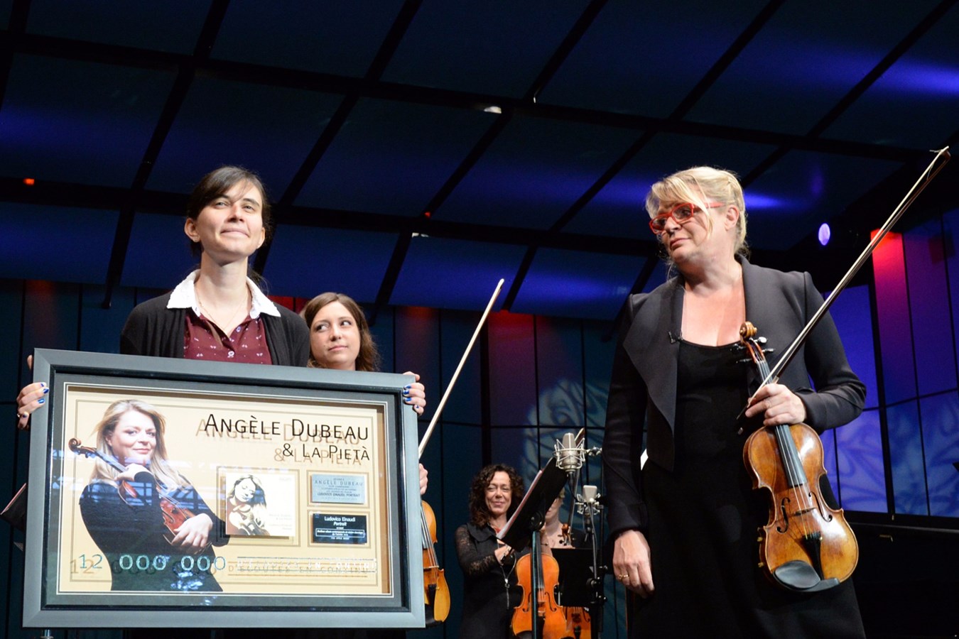 Angèle Dubeau honorée