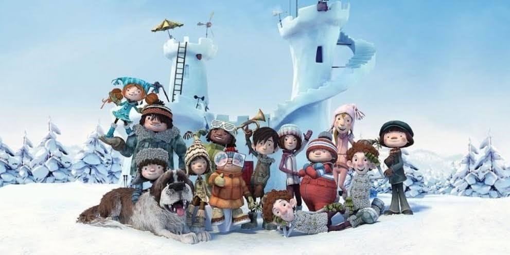 Projection du film La Guerre des tuques 3D dans les jardins de la Maison Antoine-Lacombe