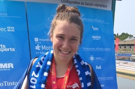 L'argent pour Emie Houle aux Jeux du Quebec