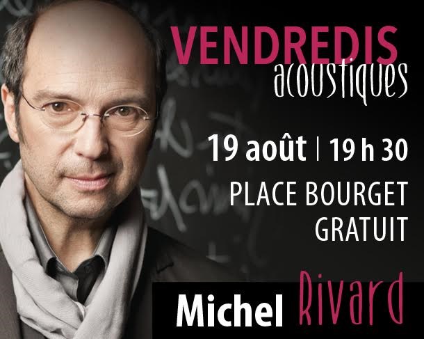 Michel Rivard à Joliette pour les Vendredis acoustiques