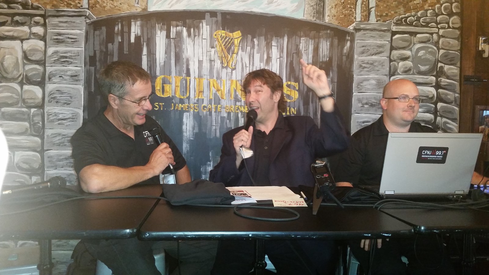 André Pelletier, Claude Fournelle (directeur des programmes) et Nicolas Bellemare (directeur-général).