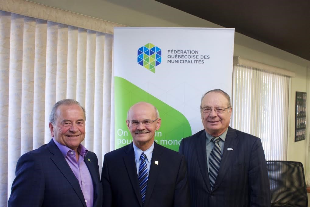 Le président de la Fédération Québécoise des Municipalités de passage dans Lanaudière