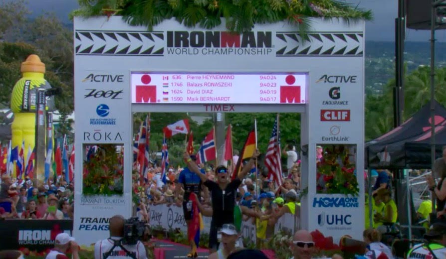 Pierre Jr Heneymand termine cinquième dans sa catégorie au Ironman d’Hawaï