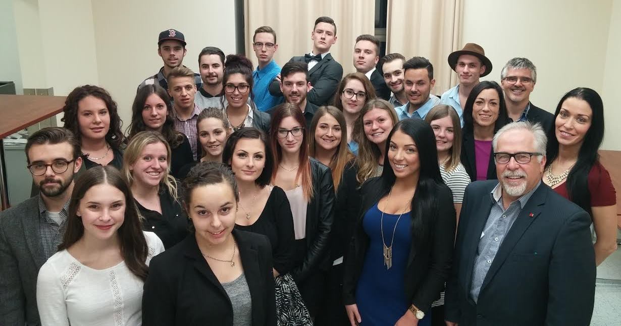 L’équipe des finissants en Gestion de commerces à l’œuvre pour la Fondation du Cégep à Joliette