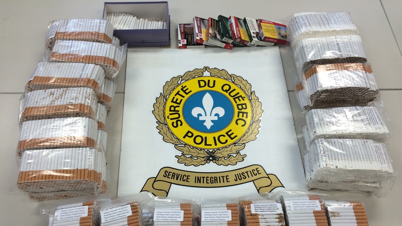 Perquisitions et arrestations pour contrebande de tabac à Saint-Charles-Borromée