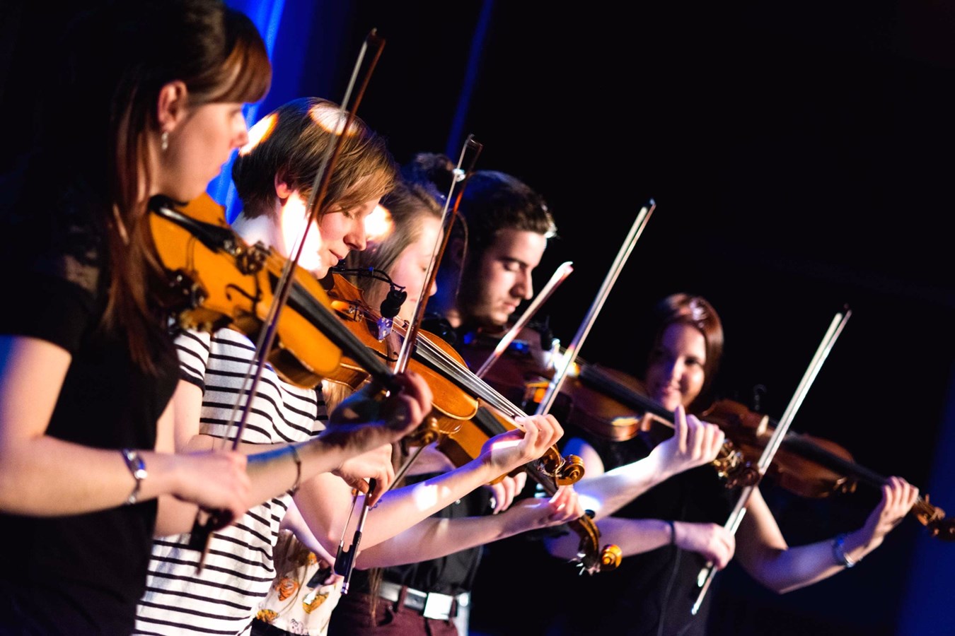 Les étudiants en Techniques professionnelles de musique et chanson du Cégep à Joliette au Festitrad!