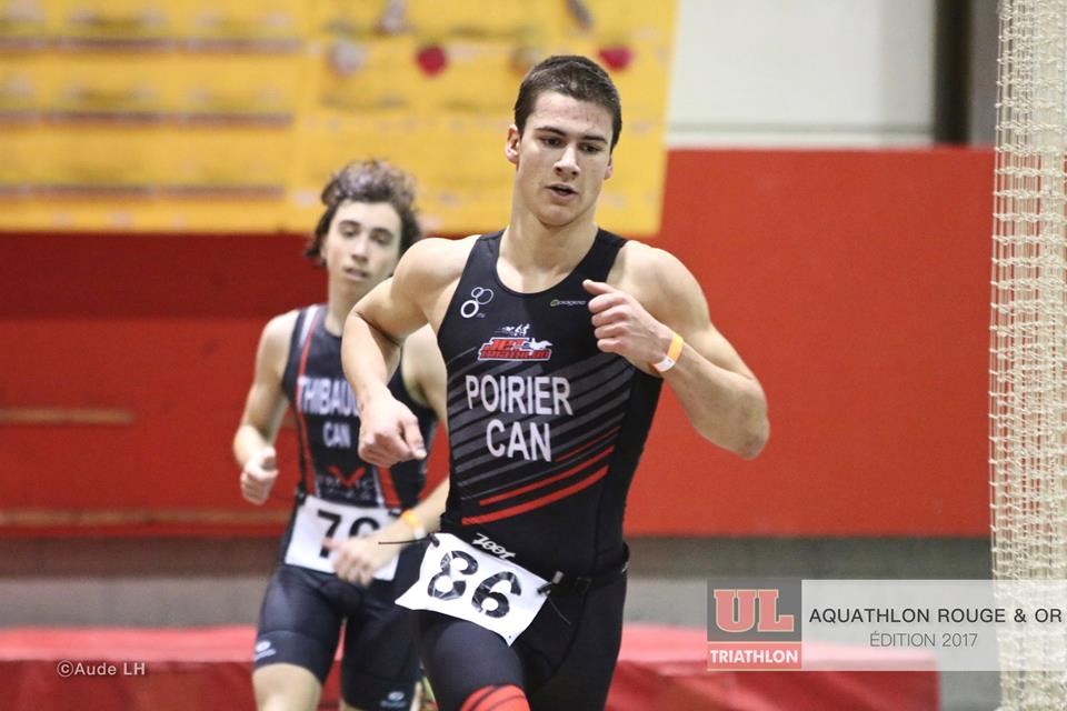 Rémi Poirier qui confirme sa forme actuelle en réalisant le 2e temps au 2 km chez les 18-19 ans et le 5e temps overall