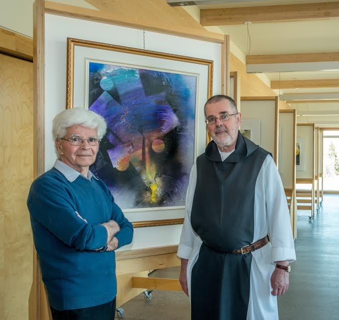 L'artiste Pierre Peyskens exposera sa toute dernière exposition à l'Abbaye de Val Notre-Dame jusqu'au 15 mai.