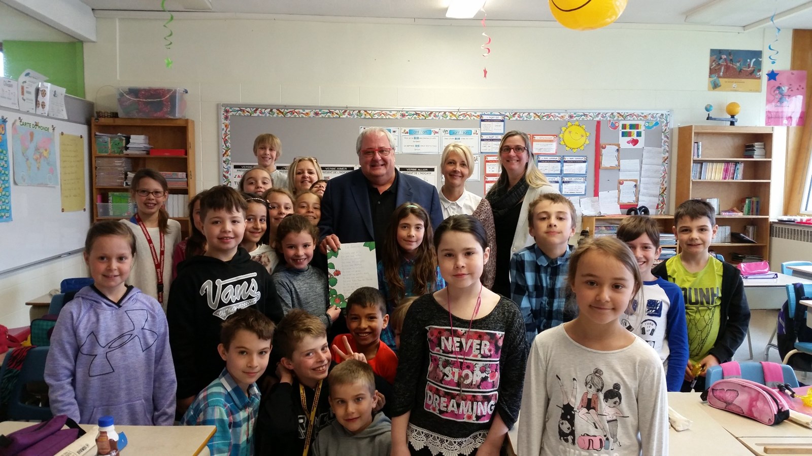 Un matin bien spécial pour les jeunes élèves prairiquois!