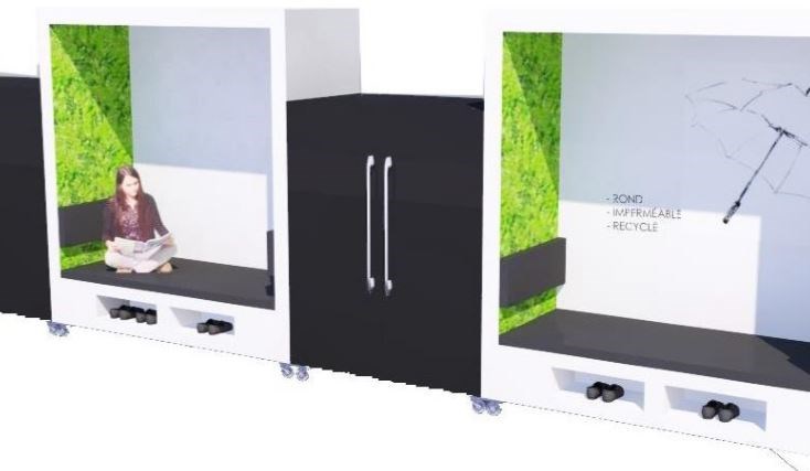 Des espaces de création « boîtes à idées » seront disponibles pour les élèves.  