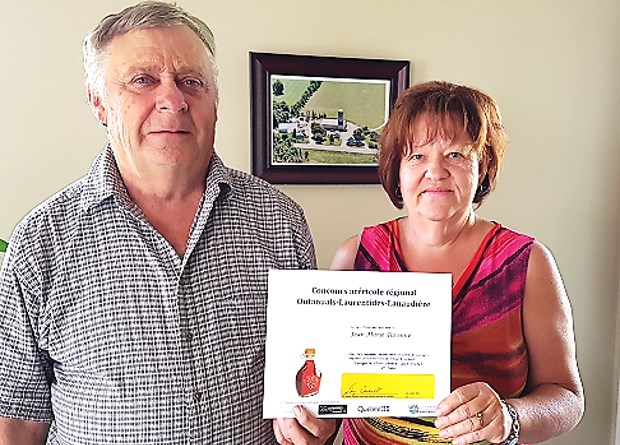 Étoffe d’un acériculteur gagnant