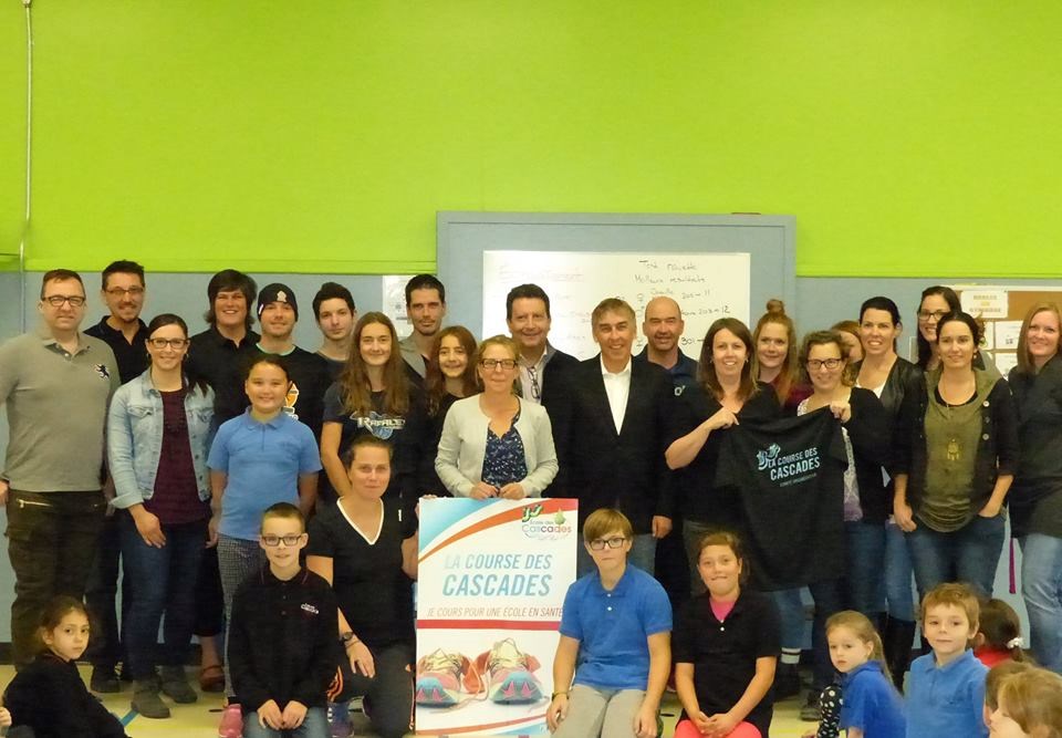 Course des Cascades 2018: « Je cours pour une école en santé! »