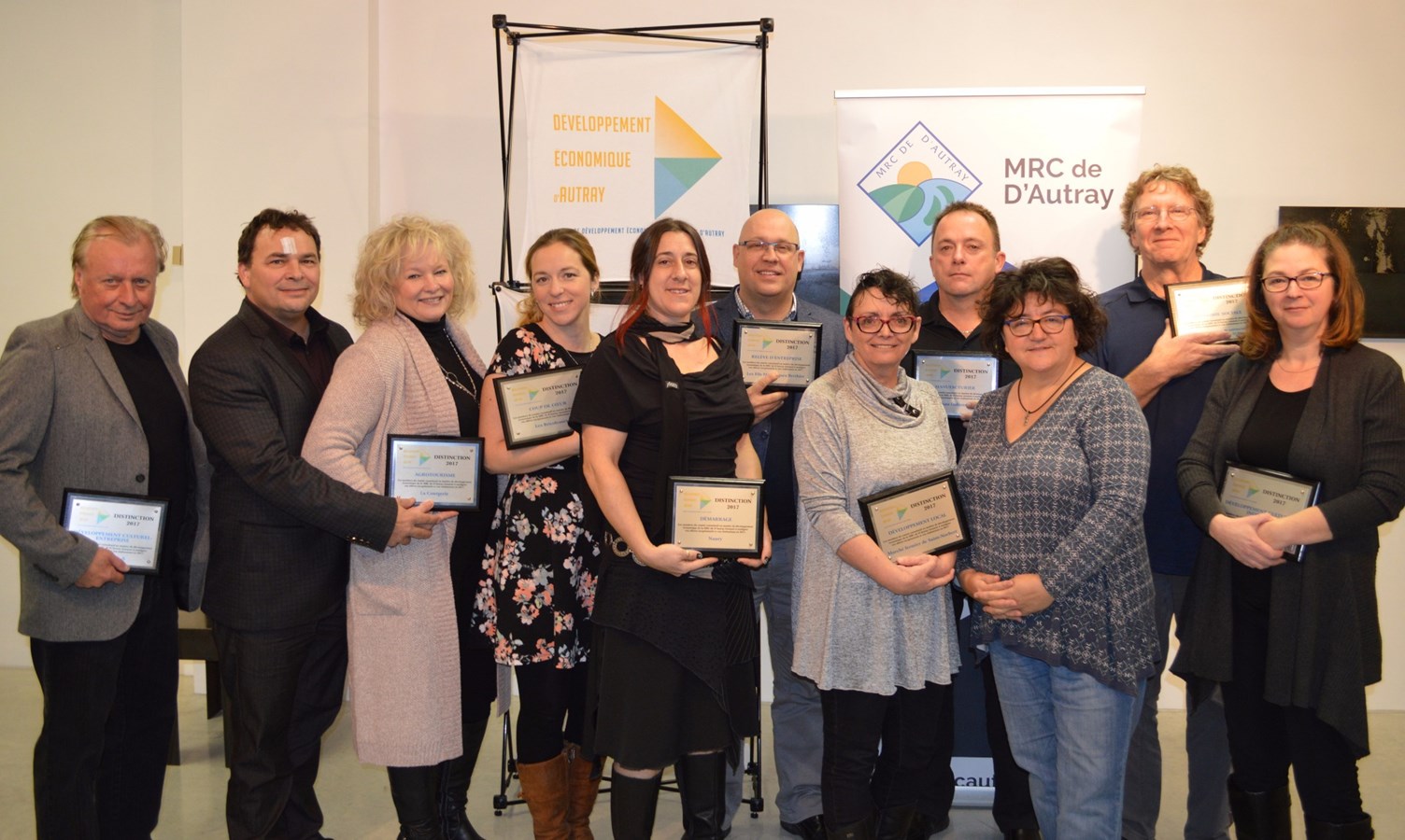 La réussite entrepreneuriale soulignée par DÉA: Remise de prix Distinction 