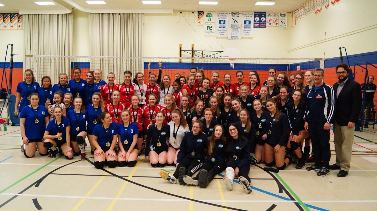 Vif succès des Libellules au 39e omnium de volleyball Thérese-Martin