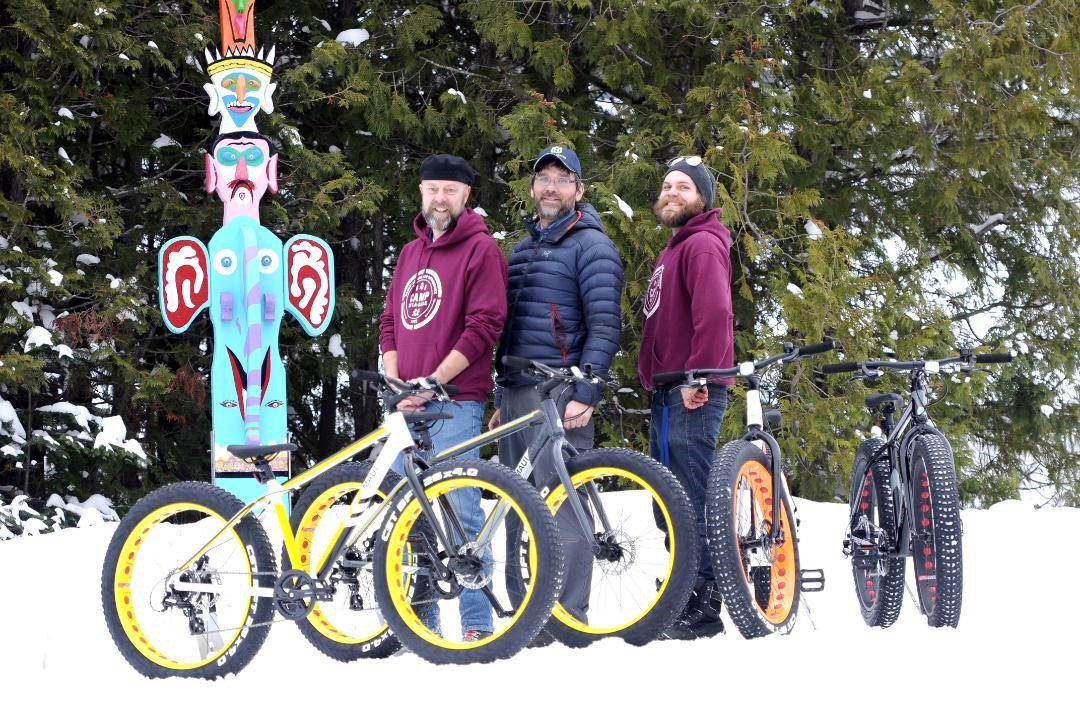 Nouveaux sentiers de fatbike au Camp De-La-Salle