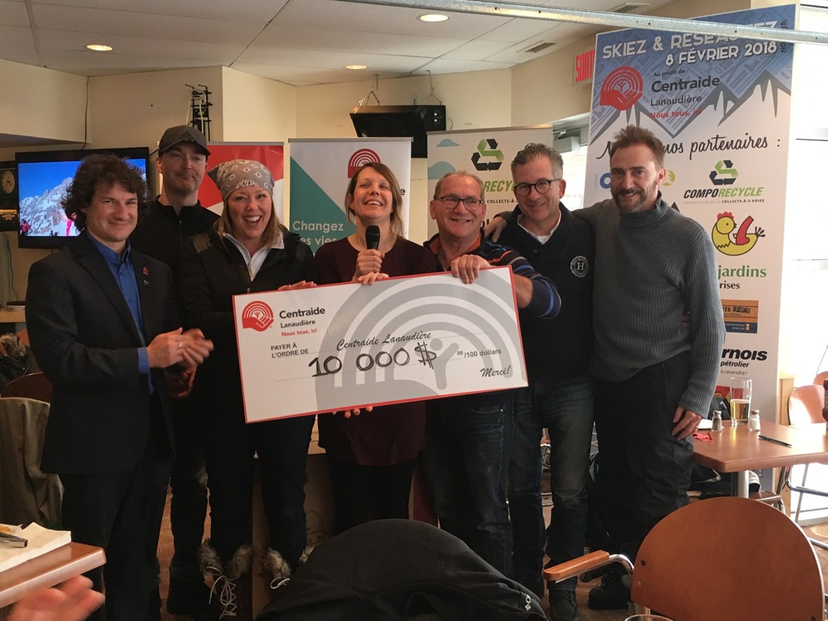 « Skiez et réseautez » récolte 10000 $ pour Centraide Lanaudière
