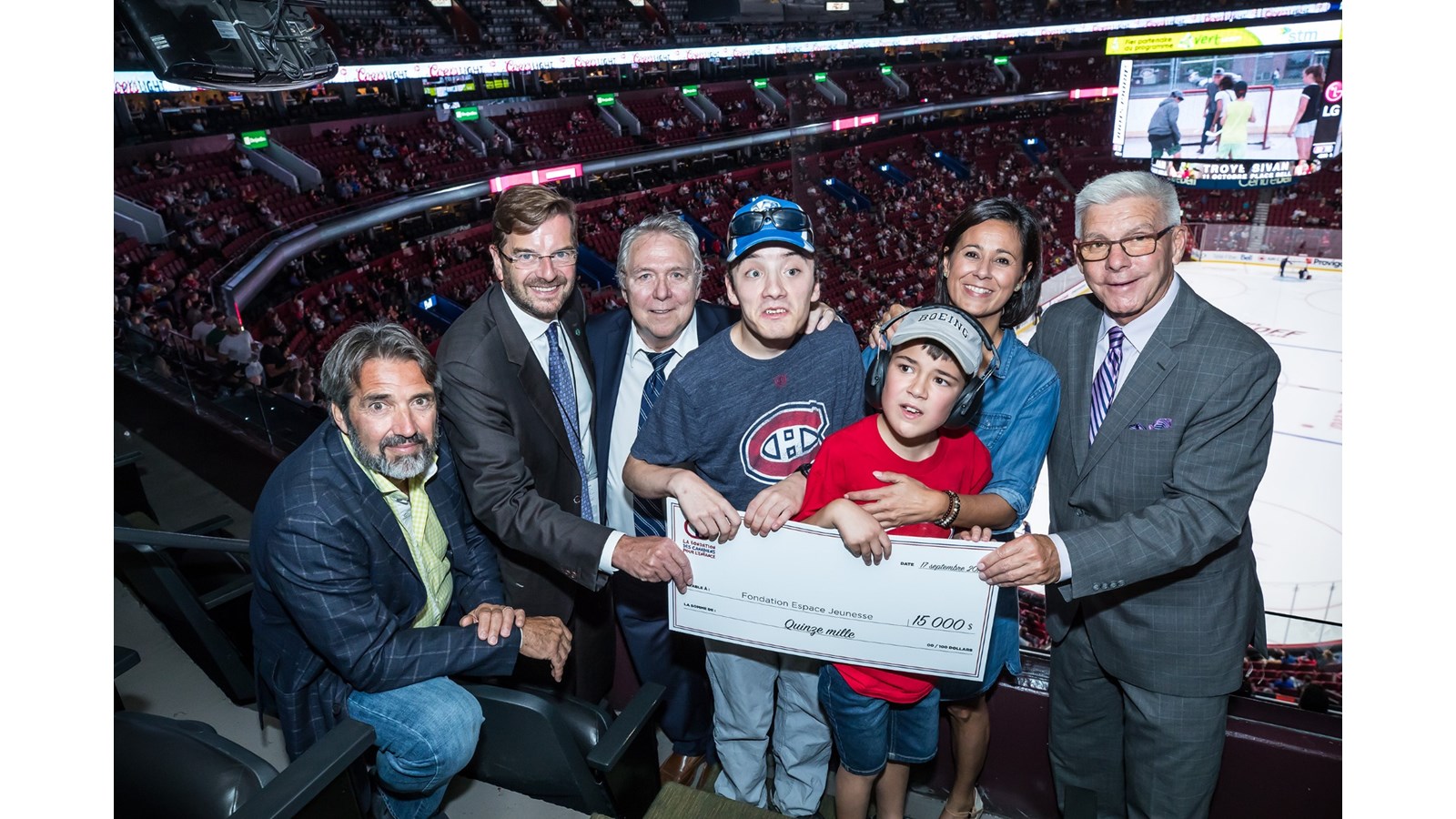 La Fondation des Canadiens pour l'enfance remet un don de 15 000 $ pour faire bouger les jeunes de Lanaudière