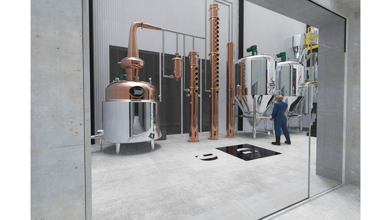 Première pelletée de terre officielle du projet de la distillerie Grand Dérangement