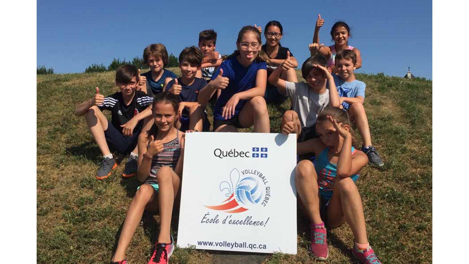 Un camp de minivolley présenté par Volleyball Québec et le club Volitives