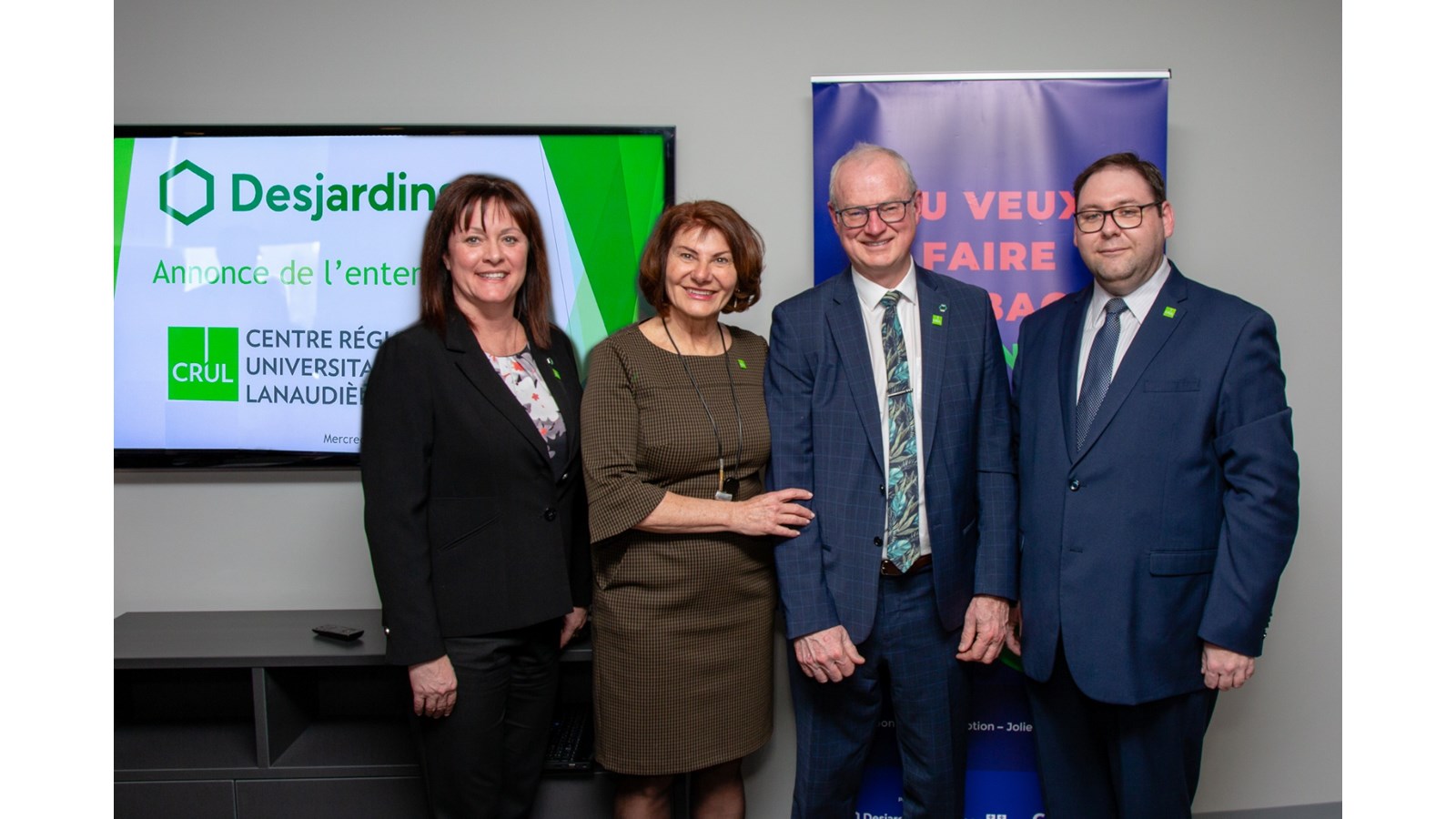 Desjardins accorde 500 000$ au Centre régional universitaire de Lanaudière