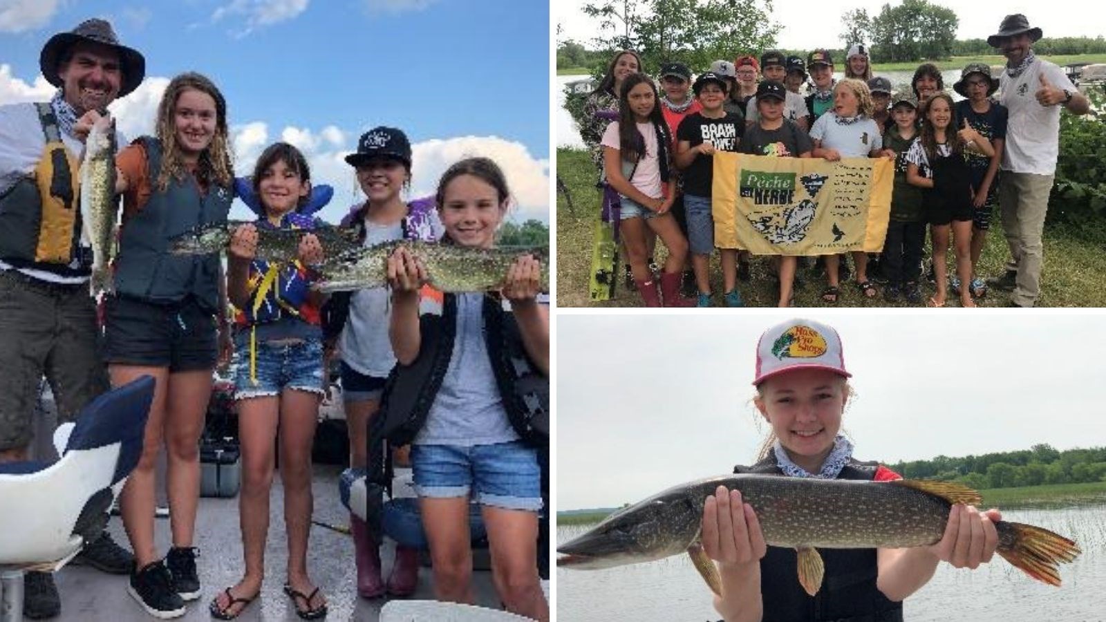 L’Académie de pêche du lac Saint-Pierre initie des jeunes à la pêche sportive