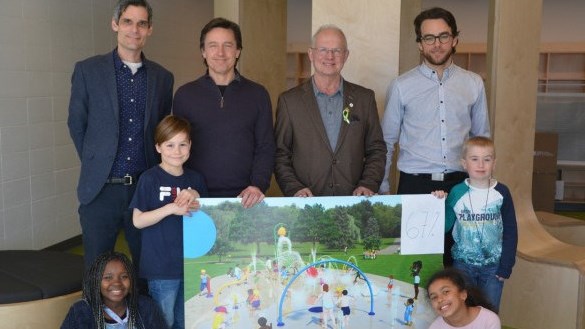 Jeux d'eau: un premier exercice de démocratie participative pour les enfants