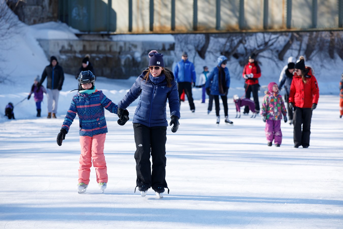Prolongement de la patinoire sur la rivière L’Assomption