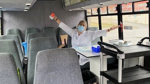 Quand le vaccin se déplace à vous