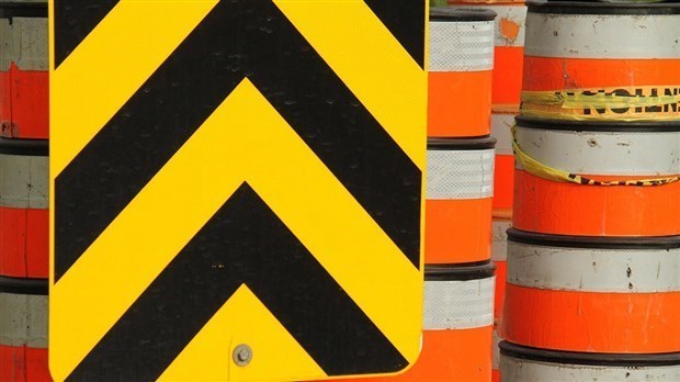 Réfection de la chaussée sur l’autoroute 40 à Lanoraie