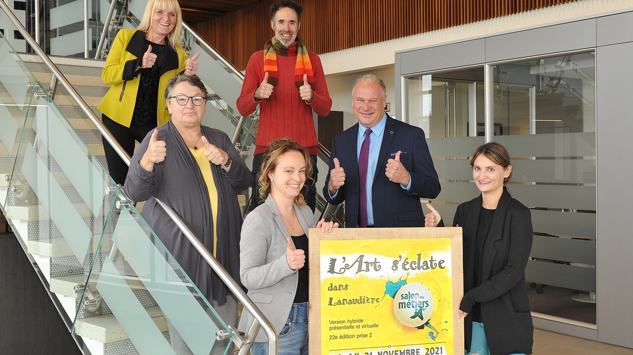 Version hybride pour le Salon des métiers d’art de Lanaudière