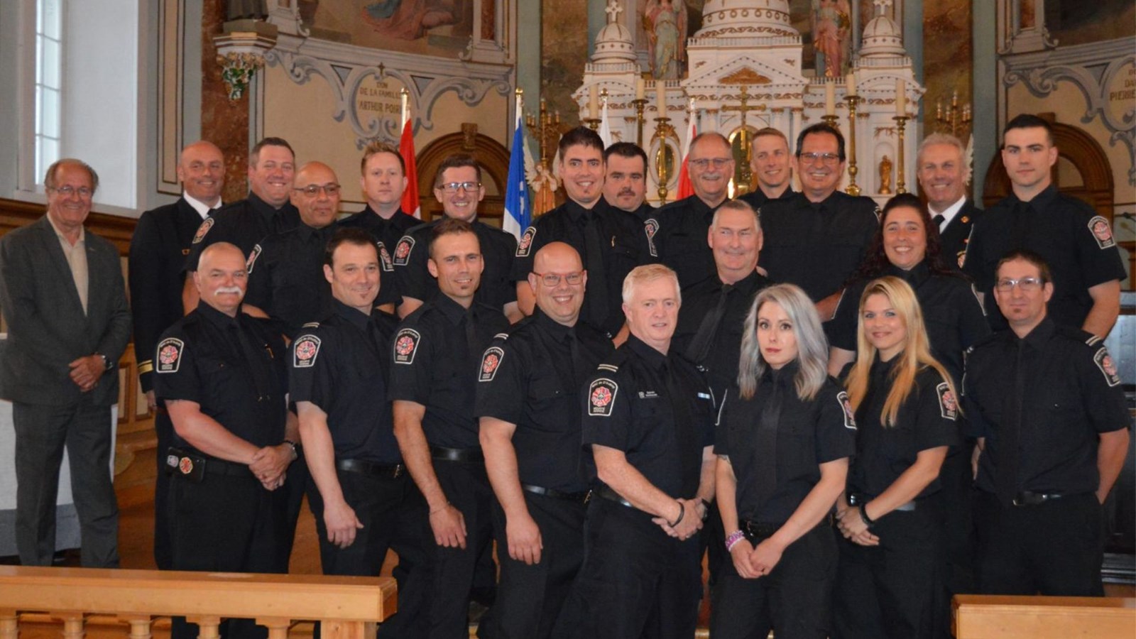 36 pompiers et pompières honorés dans la MRC de D'Autray 