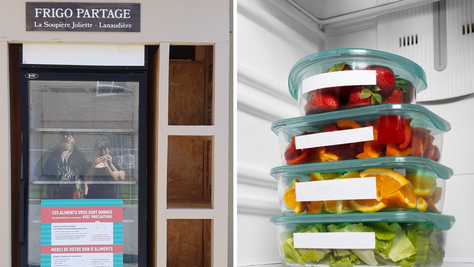 Un service de Frigo-partage pour lutter contre la faim à Joliette