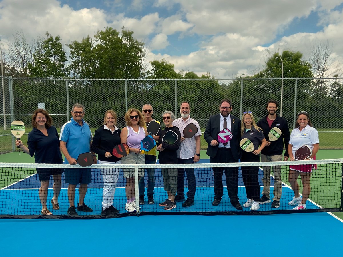 Quatre nouveaux terrains de pickleball et de tennis à Joliette 