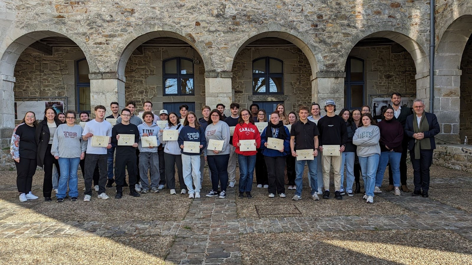 Des étudiants du Cégep de Lanaudière à Terrebonne en France 