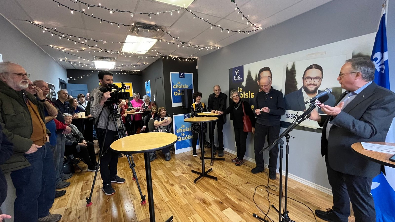 Ouverture du bureau de campagne du bloquiste de Joliette-Manawan