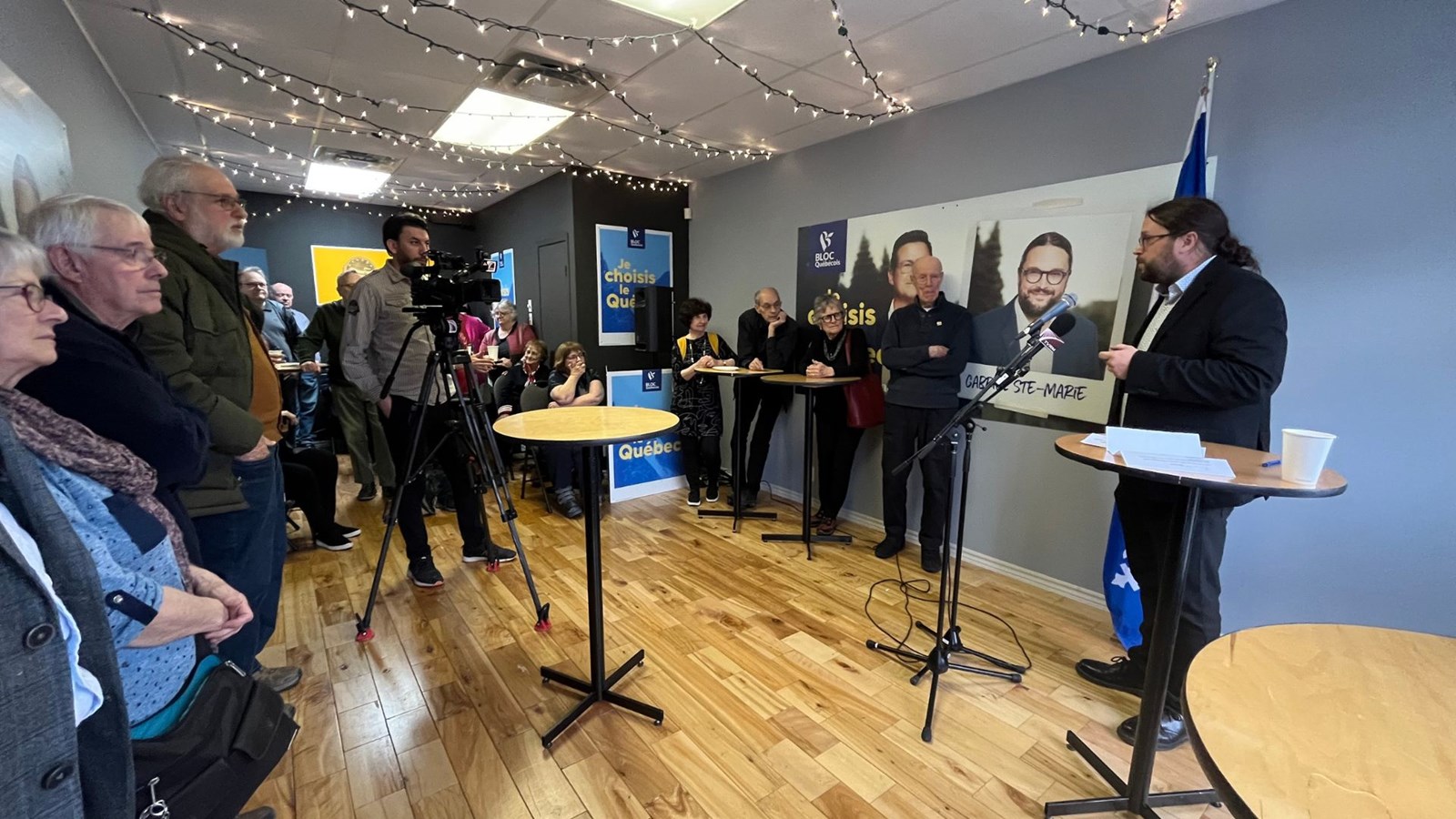 Ouverture du bureau de campagne du bloquiste de Joliette-Manawan