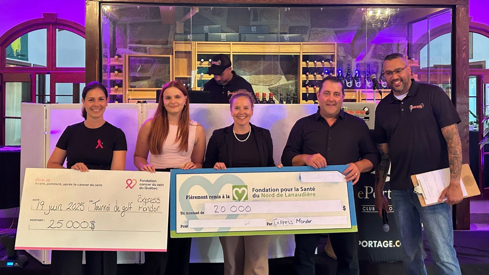 Le tournoi de golf Express Mondor récolte 45 000 $ pour deux organismes