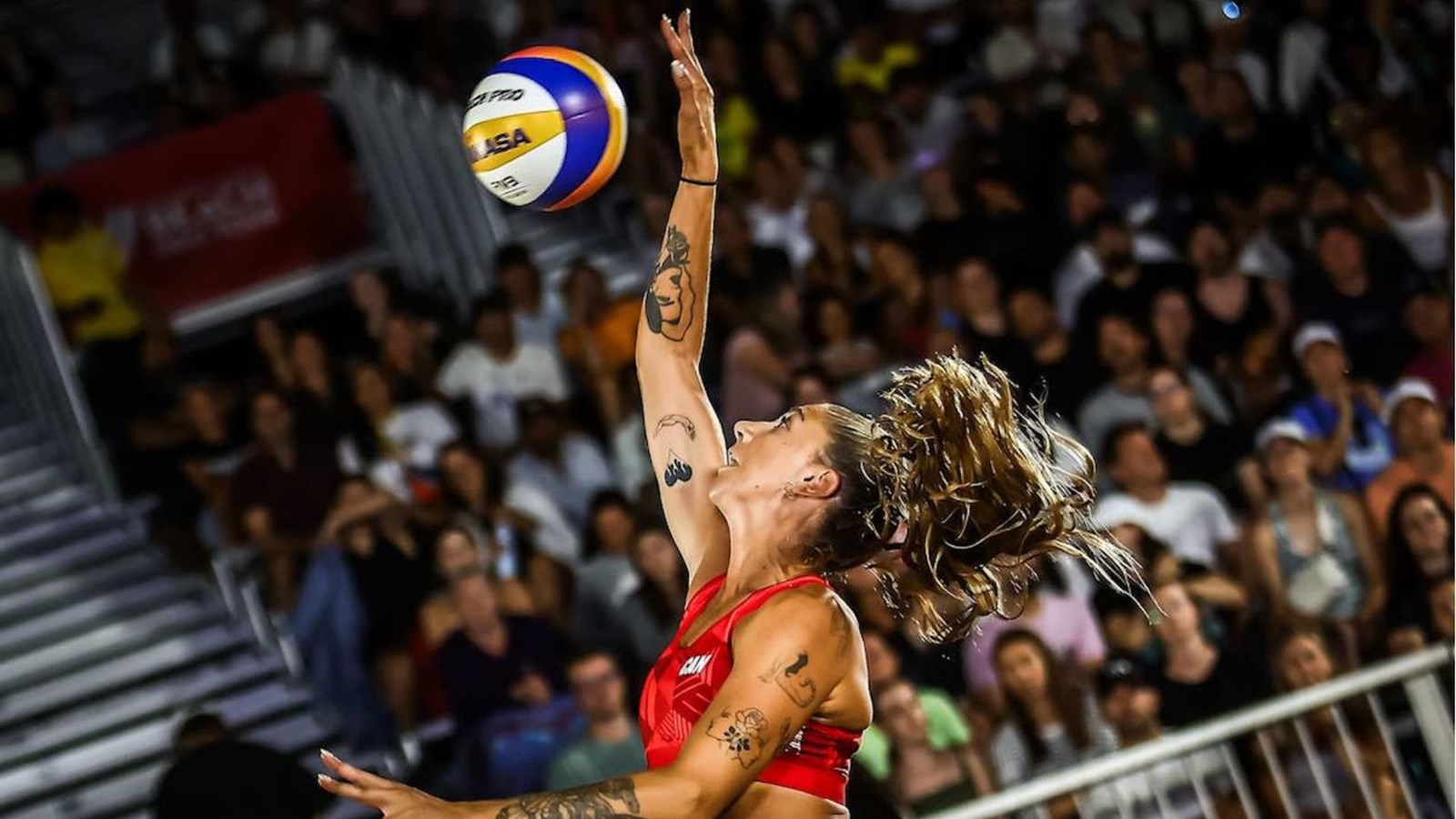 Marie-Alex Bélanger au tournoi Pro Tour Élite 16 de volleyball de plage