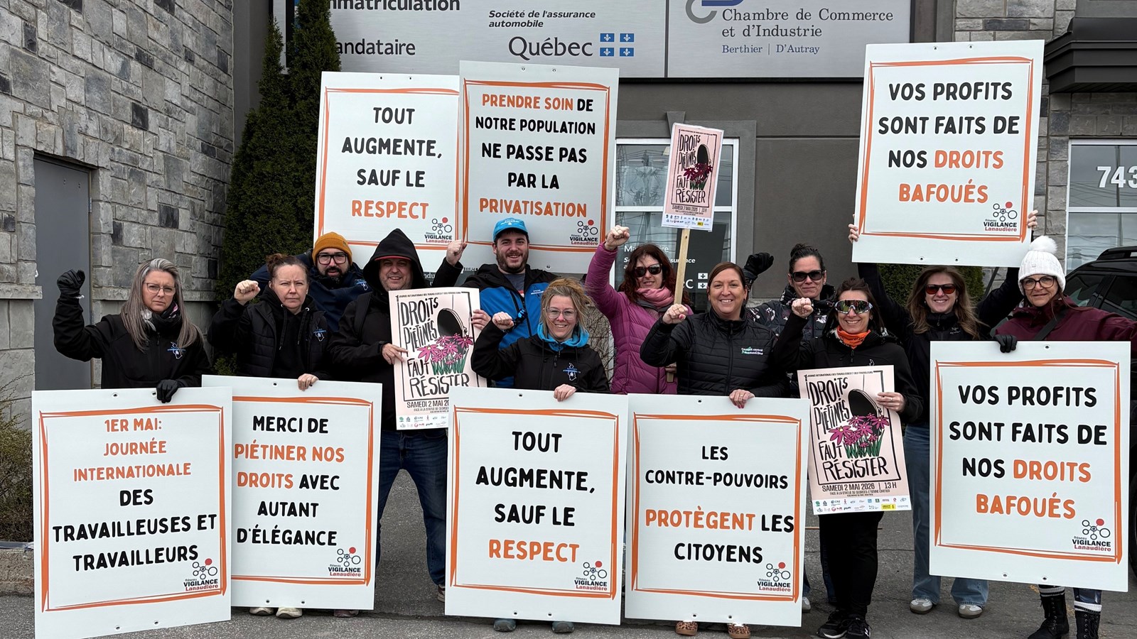 1er mai: Droits piétinés, faut résister