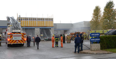 Incendie dans le garage de la Société de transport de Trois-Rivières