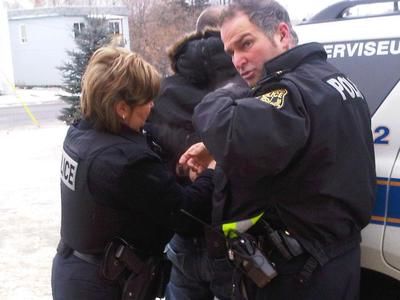 Arrestation musclée sur un chantier