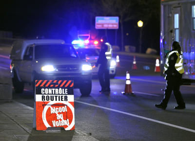 Le nombre de cas d'alcool au volant diminue à Trois-Rivières