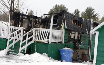 Un incendie détruit une maison