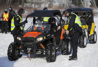Les policiers sévissent dans les sentiers de motoneige