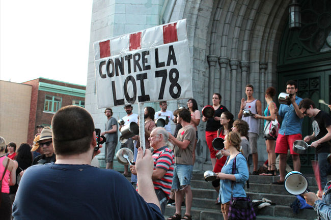 La manifestation tourne au vinaigre