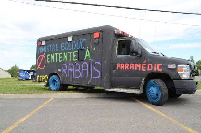 Retour au travail forcé pour les ambulanciers