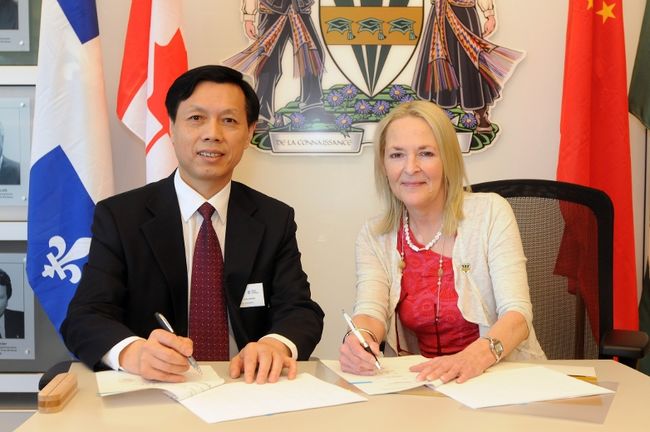 L’UQTR s’allie à une université chinoise