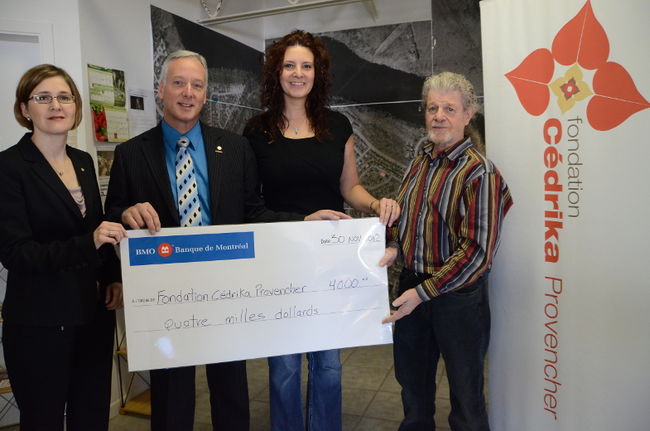 Un don pour la Fondation Cédrika Provencher